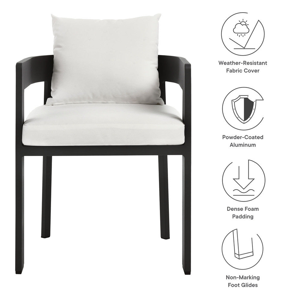 EEI-7053 Tahoe Outdoor Patio Aluminum Dining Chair by Modway