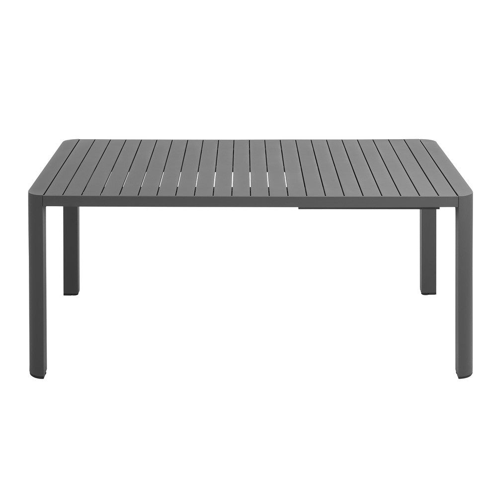 Modway Tahoe Outdoor Patio Aluminum Extendable Dining Table by Modway-EEI-7236-GRY