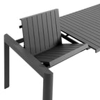 Modway Tahoe Outdoor Patio Aluminum Extendable Dining Table by Modway-EEI-7236-GRY