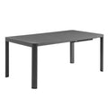 Modway EEI-7236-GRY Tahoe Outdoor Patio Aluminum Extendable Dining Table Gray