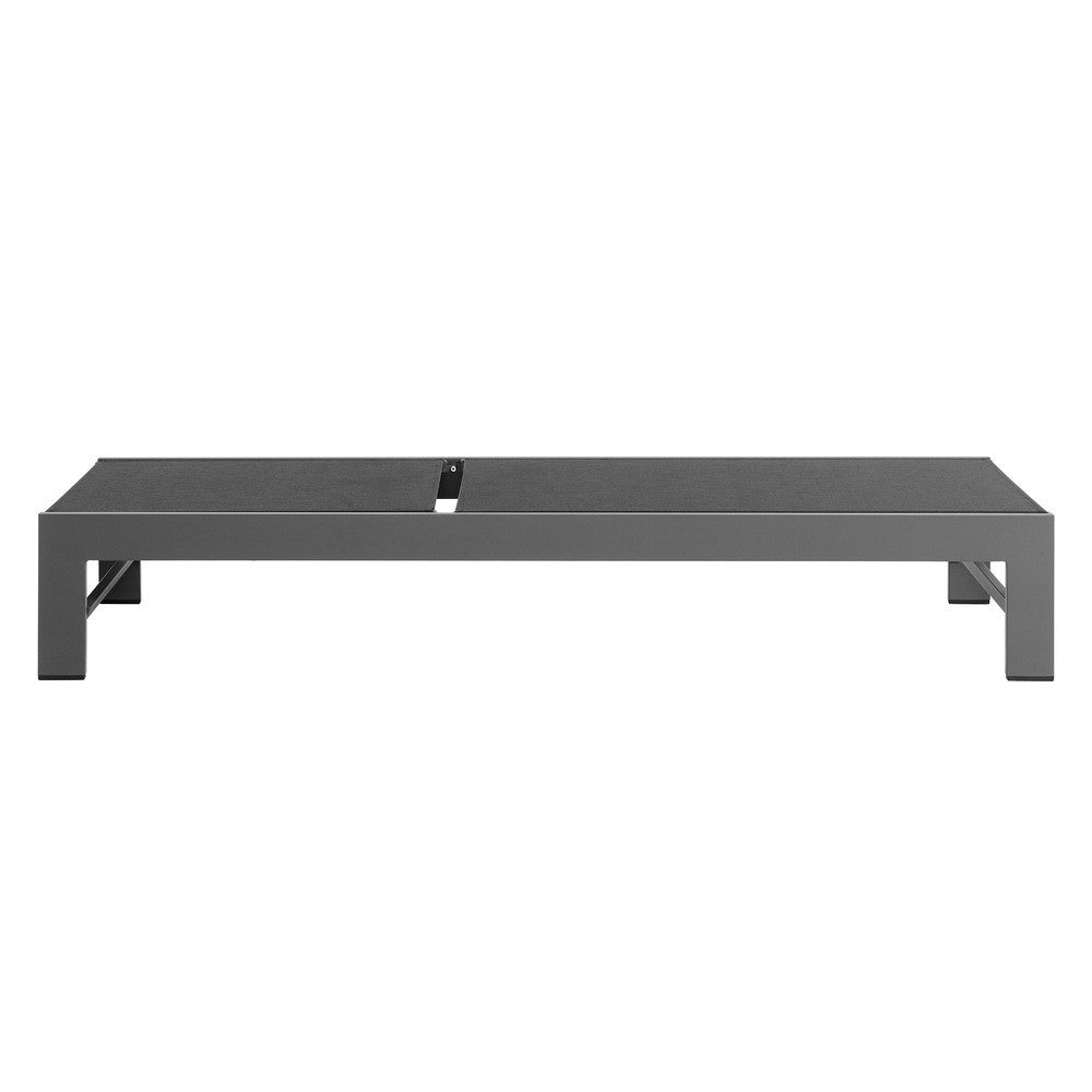 Modway Tahoe Outdoor Patio Mesh and Aluminum Chaise Lounge by Modway-EEI-7235-GRY