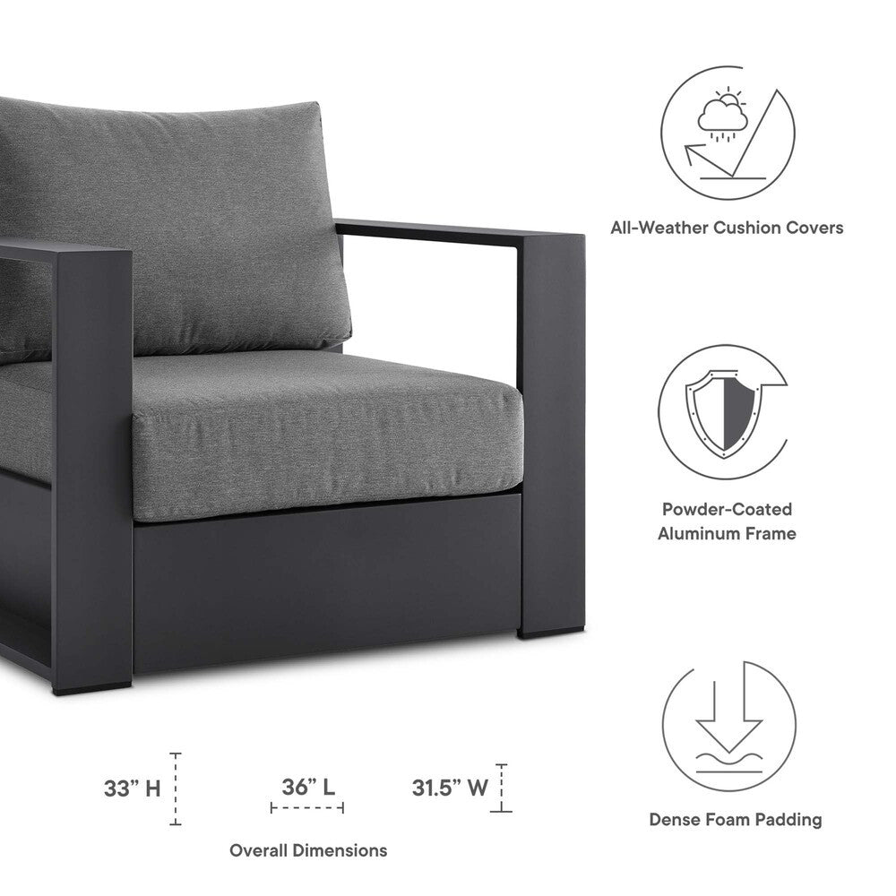 EEI-5675 Tahoe Outdoor Patio Powder-Coated Aluminum Armchair by Modway