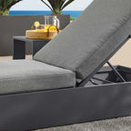 EEI-6634 Tahoe Outdoor Patio Powder-Coated Aluminum Chaise Lounge Chair by Modway