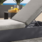 EEI-6634 Tahoe Outdoor Patio Powder-Coated Aluminum Chaise Lounge Chair by Modway