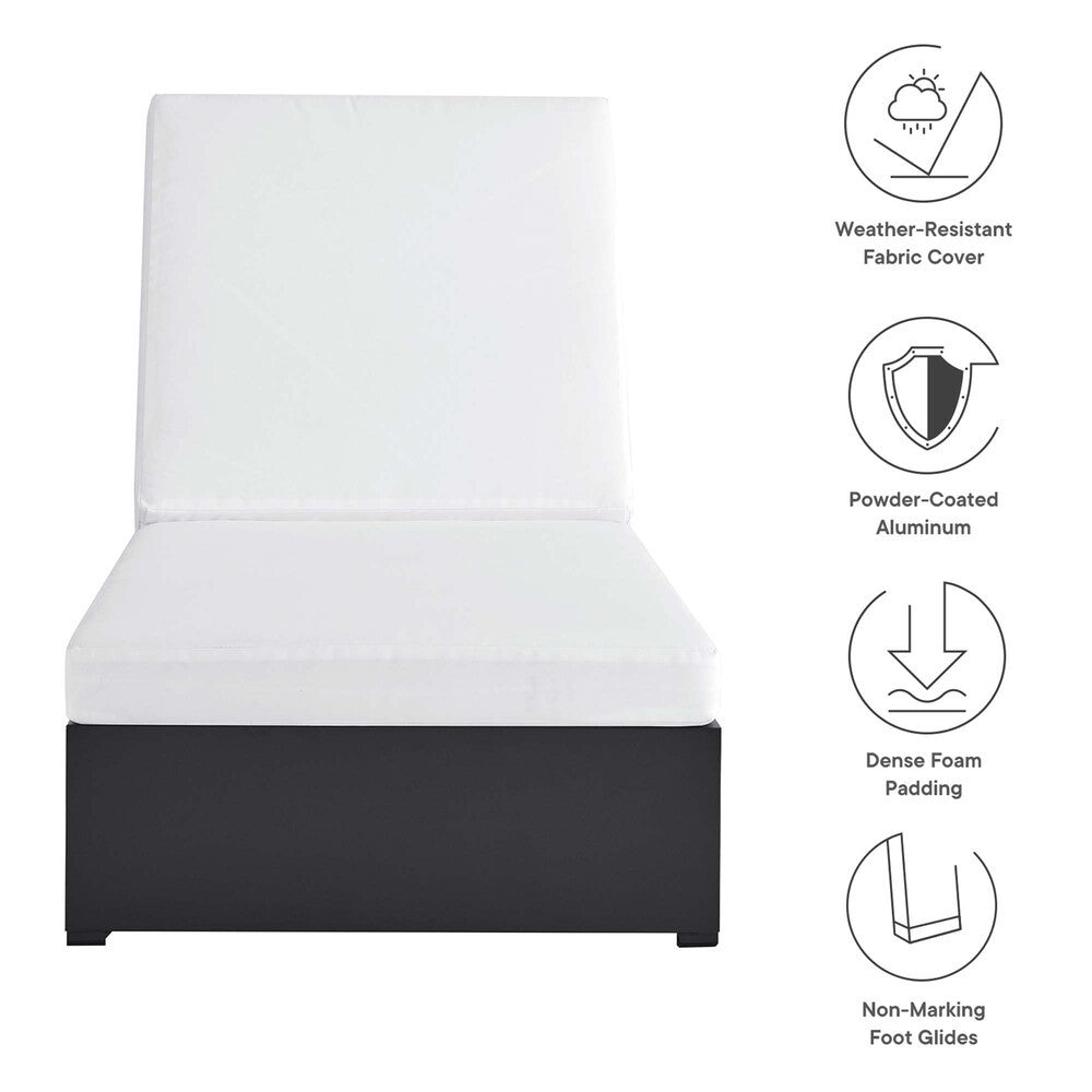 EEI-6634 Tahoe Outdoor Patio Powder-Coated Aluminum Chaise Lounge Chair by Modway