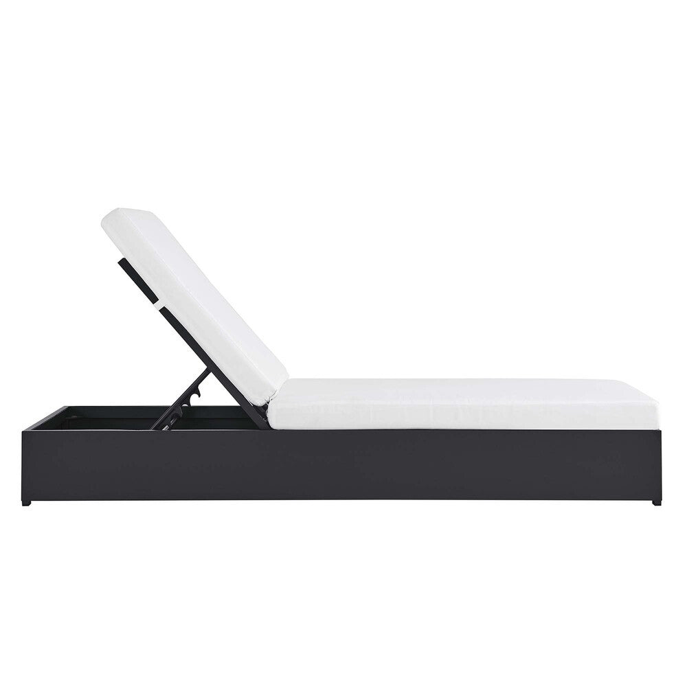 EEI-6634 Tahoe Outdoor Patio Powder-Coated Aluminum Chaise Lounge Chair by Modway