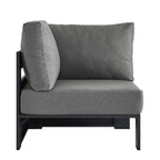 EEI-6631 Tahoe Outdoor Patio Powder-Coated Aluminum Modular Corner Chair by Modway