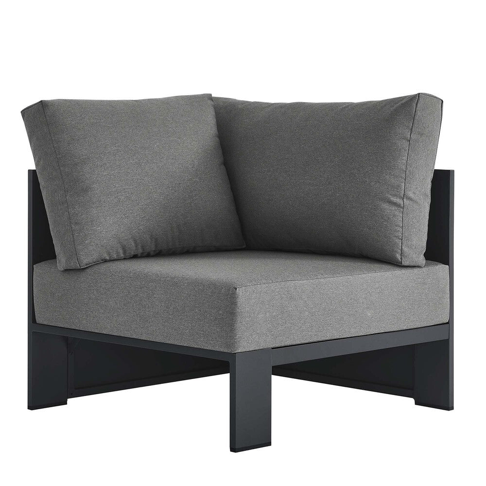 EEI-6631 Tahoe Outdoor Patio Powder-Coated Aluminum Modular Corner Chair by Modway
