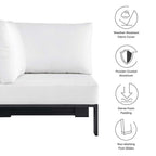EEI-6631 Tahoe Outdoor Patio Powder-Coated Aluminum Modular Corner Chair by Modway