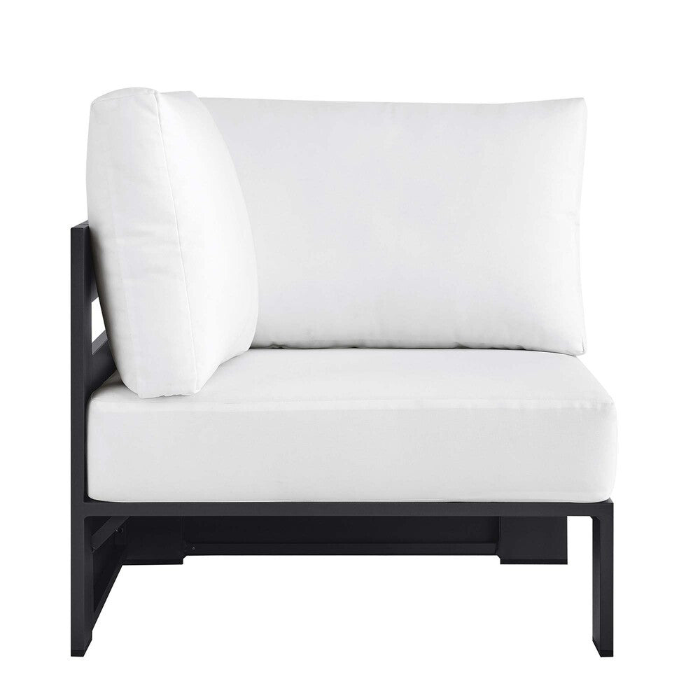 EEI-6631 Tahoe Outdoor Patio Powder-Coated Aluminum Modular Corner Chair by Modway