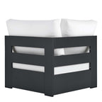 EEI-6631 Tahoe Outdoor Patio Powder-Coated Aluminum Modular Corner Chair by Modway