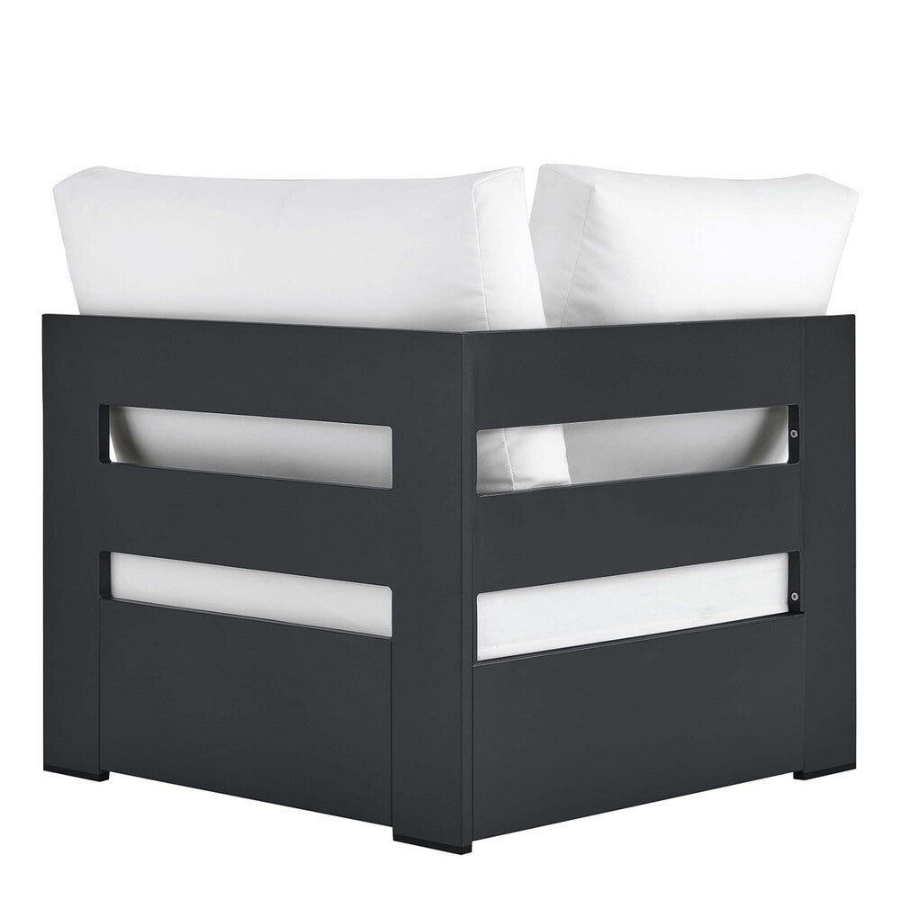 EEI-6631 Tahoe Outdoor Patio Powder-Coated Aluminum Modular Corner Chair by Modway