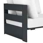 EEI-6631 Tahoe Outdoor Patio Powder-Coated Aluminum Modular Corner Chair by Modway