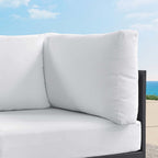 EEI-6631 Tahoe Outdoor Patio Powder-Coated Aluminum Modular Corner Chair by Modway