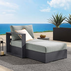 EEI-6632 Tahoe Outdoor Patio Powder-Coated Aluminum Modular Left-Facing Chaise Lounge by Modway
