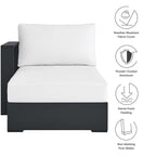 EEI-6632 Tahoe Outdoor Patio Powder-Coated Aluminum Modular Left-Facing Chaise Lounge by Modway