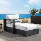EEI-6632 Tahoe Outdoor Patio Powder-Coated Aluminum Modular Left-Facing Chaise Lounge by Modway
