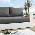 EEI-5676 Tahoe Outdoor Patio Powder-Coated Aluminum Sofa by Modway