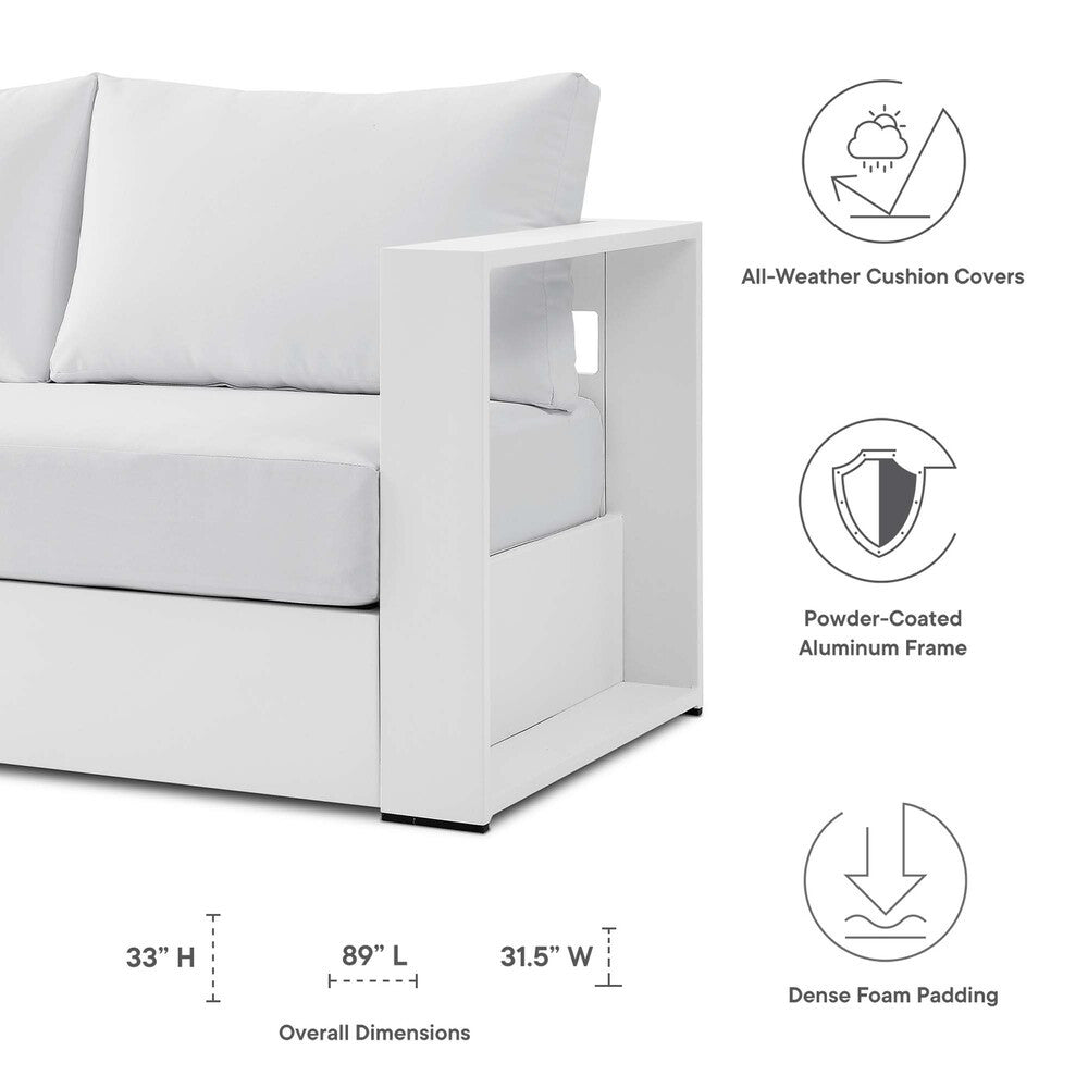 EEI-5676 Tahoe Outdoor Patio Powder-Coated Aluminum Sofa by Modway