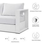 EEI-5676 Tahoe Outdoor Patio Powder-Coated Aluminum Sofa by Modway