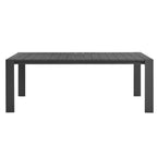 EEI-7054-GRY Tahoe Rectangular Outdoor Patio Aluminum Dining Table by Modway