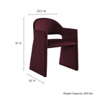 Modway Talia Performance Velvet Dining Armchair by Modway-EEI-7081