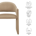 Modway Talia Performance Velvet Dining Armchair by Modway-EEI-7081