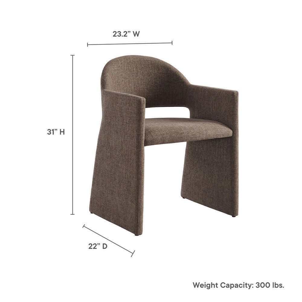 Modway Talia Upholstered Fabric Dining Armchair by Modway-EEI-7082