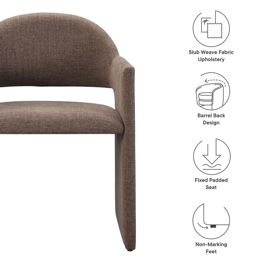 Modway Talia Upholstered Fabric Dining Armchair by Modway-EEI-7082