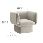 EEI-6995 Tate Performance Velvet Accent Chair by Modway