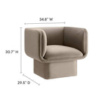 EEI-6995 Tate Performance Velvet Accent Chair by Modway