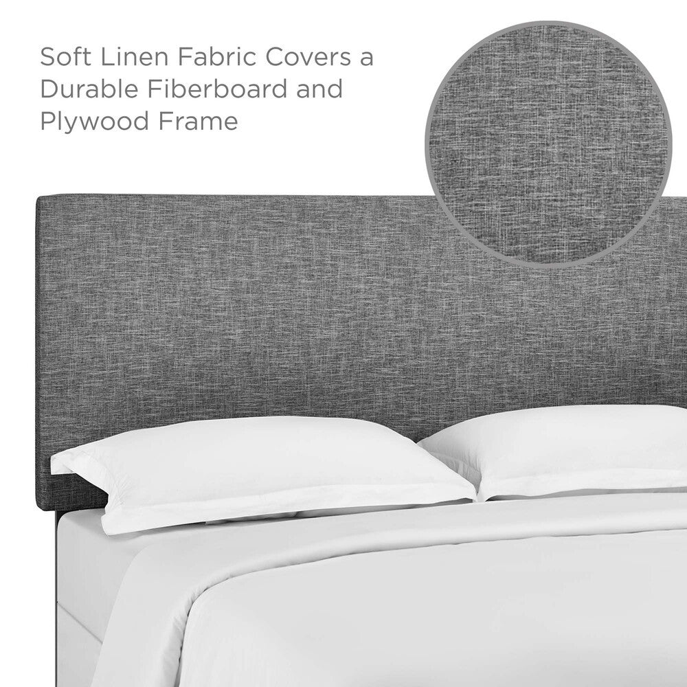 Modway Taylor Upholstered Linen Fabric Full / Queen Headboard by Modway-MOD-5880