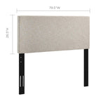 Modway Taylor Upholstered Linen Fabric King and California King Headboard by Modway-MOD-5883