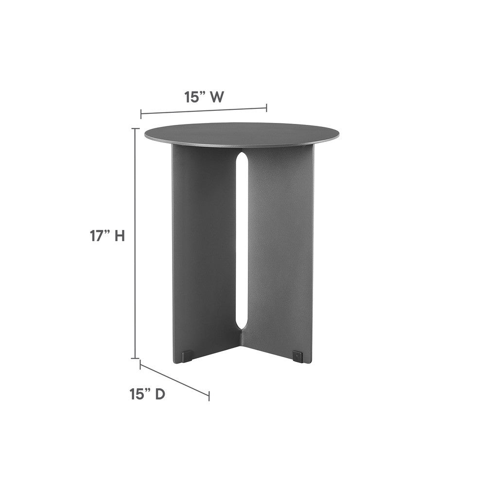 EEI-6946 Tecton Outdoor Patio Aluminum Side Table by Modway