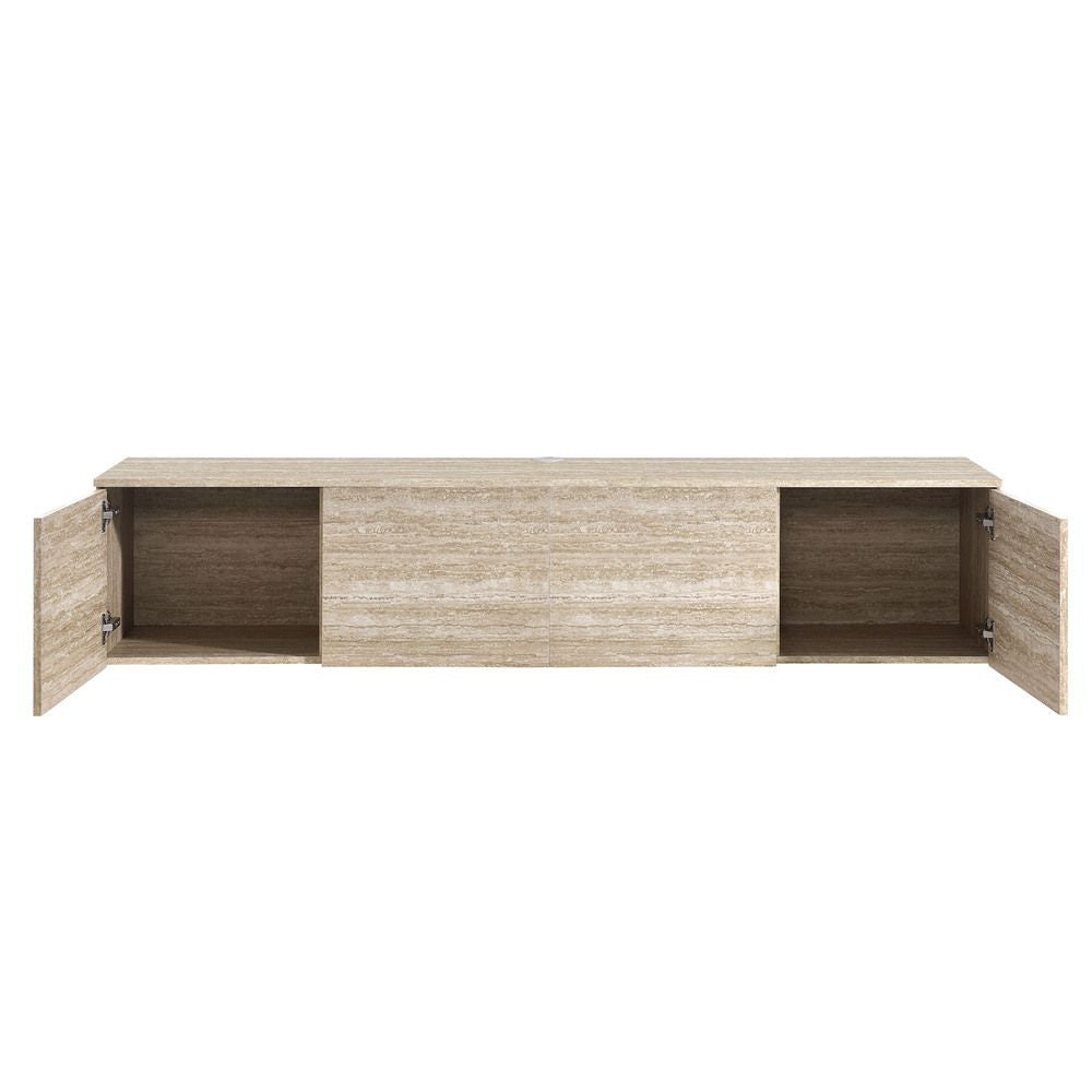 EEI-7006-TRA Terra 71" Wall-Mounted TV Stand by Modway