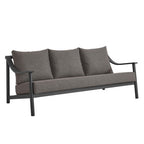 Modway EEI-6977-CAR-GPH Terrace Outdoor Patio Aluminum Sofa Carbon Graphite