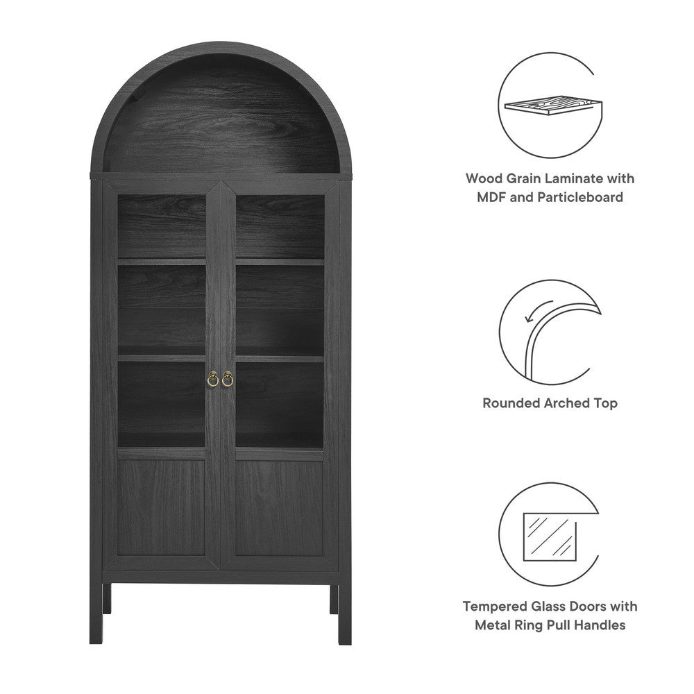 Modway Tessa Tall Arched Storage Display Cabinet by Modway-EEI-6638