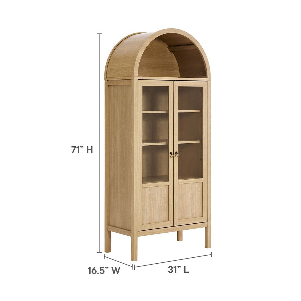 Modway Tessa Tall Arched Storage Display Cabinet by Modway-EEI-6638