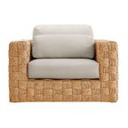 EEI-6925-NAT-LGR Thames Outdoor Patio Wicker Outdoor Patio Rattan Armchair by Modway