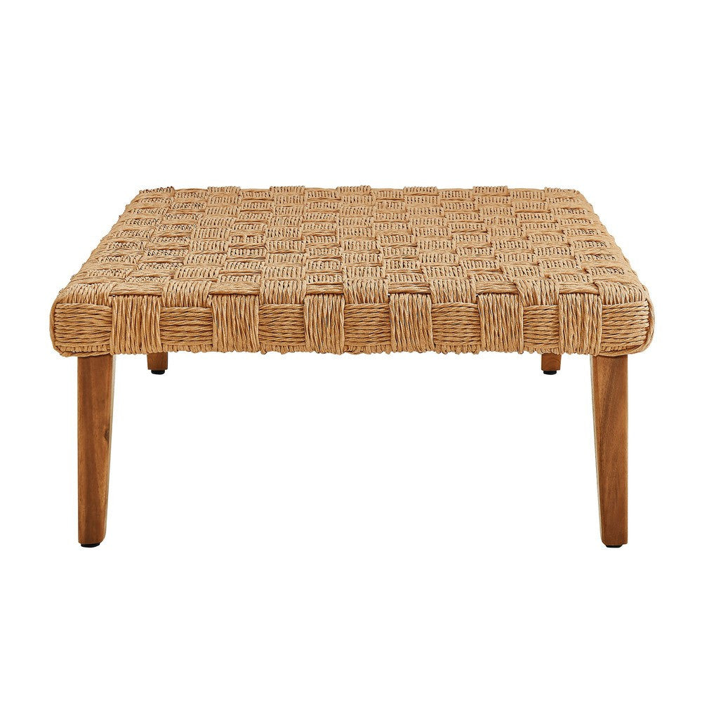 EEI-6926-NAT Thames Outdoor Patio Wicker Outdoor Patio Rattan Coffee Table by Modway