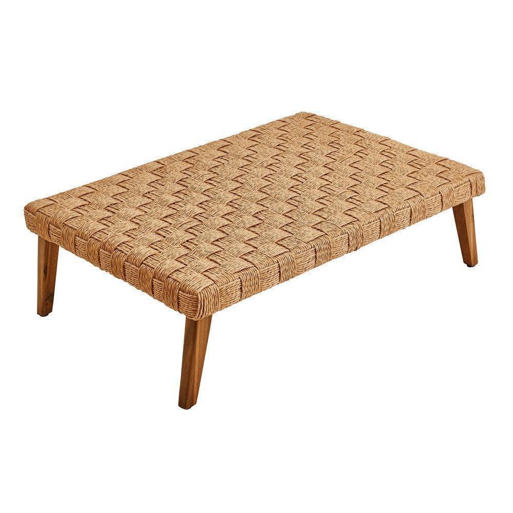 EEI-6926-NAT Thames Outdoor Patio Wicker Outdoor Patio Rattan Coffee Table by Modway