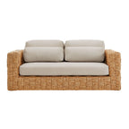 EEI-6924-NAT-LGR Thames Outdoor Patio Wicker Outdoor Patio Rattan Loveseat by Modway