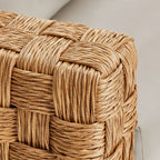 EEI-6924-NAT-LGR Thames Outdoor Patio Wicker Outdoor Patio Rattan Loveseat by Modway