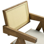 EEI-6919 Thera Vegan Leather Cane Dining Armchairs Set of 2 by Modway