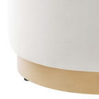 EEI-6652 Tilden 16" Round Performance Velvet Upholstered Ottoman by Modway