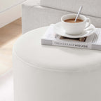 EEI-6652 Tilden 16" Round Performance Velvet Upholstered Ottoman by Modway