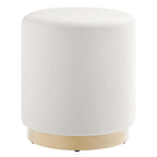 EEI-6652 Tilden 16" Round Performance Velvet Upholstered Ottoman by Modway