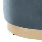 EEI-6652 Tilden 16" Round Performance Velvet Upholstered Ottoman by Modway