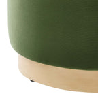 EEI-6652 Tilden 16" Round Performance Velvet Upholstered Ottoman by Modway