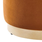 EEI-6652 Tilden 16" Round Performance Velvet Upholstered Ottoman by Modway